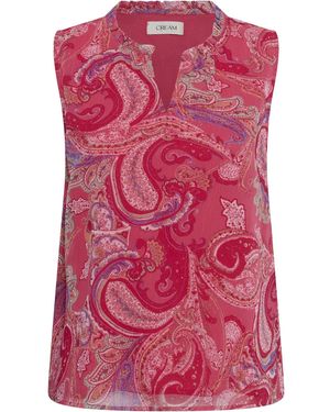 Cream Blusentop Cryuna - Pink