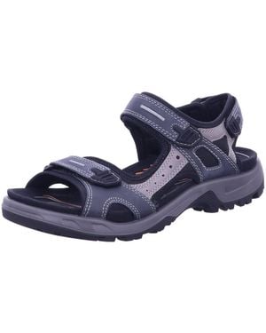 Ecco Sandale Sandale Herren 069564 02038 Rauleder - Blau