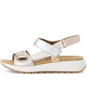 Gabor Sandale Sandalette Damen 64.582 62 Echtleder - Weiß
