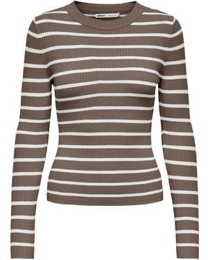 ONLY Pullover Onllouisa - Grau