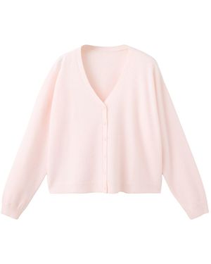 Mango Strickjacke Nekkon - Pink