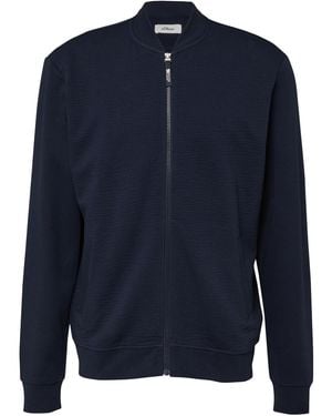 S.oliver Sweatshirt Jacke - Blau