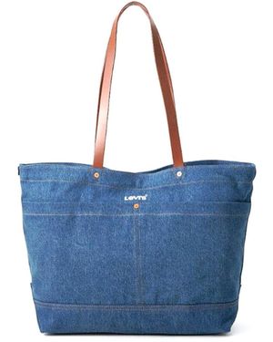 Levi's Levis Umhängetasche Heritage Tote All Mid Wash Med - Blau