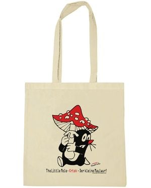 Logoshirt Baumwolltasche Der Kleine Maulwurf - Weiß