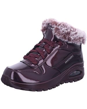 Skechers Boots Stiefel Damen 168126 Burg Kunststoff (Synthetik) - Lila