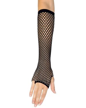Dirndline Kurzfingerhandschuhe - Schwarz