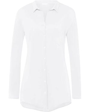Hanro Nachthemd Cotton Deluxe - Weiß