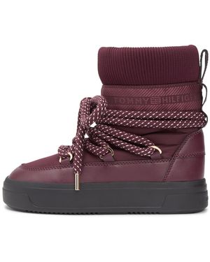 Tommy Hilfiger Snowboots - Lila