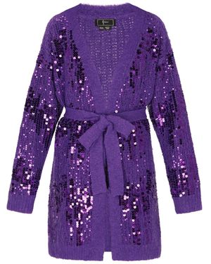 faina Strickjacke - Lila