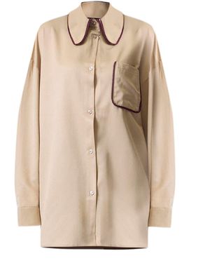 Touché Privé Bluse - Natur