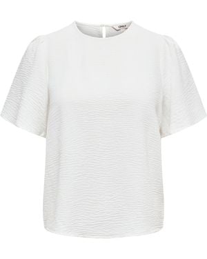 ONLY Bluse Onlmette - Weiß