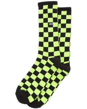 Vans Socken Mn Checkerboard Crew Socks - Grün
