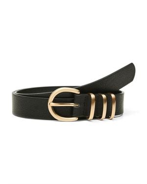 Vero Moda Synthetikgürtel VMSVEA COATED BELT NOOS - Schwarz