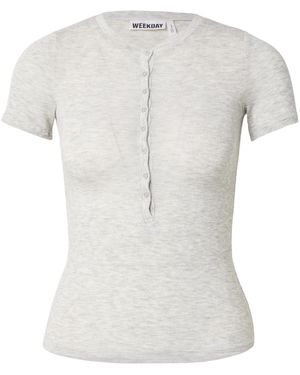 Weekday T-Shirt Henny - Weiß