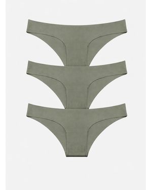 LEAFLETIC Panty Low Rise Hipsters Brief - Grün