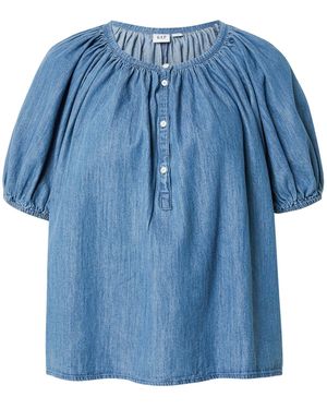 Gap Bluse Popover - Blau