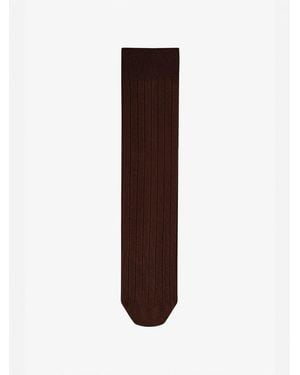 Penti Socken Cool Rippstrick Jacquard 2Er-Pack Socken - Braun