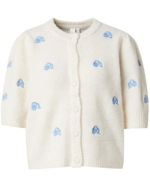 Y.A.S Strickjacke 'Anne' - Weiß