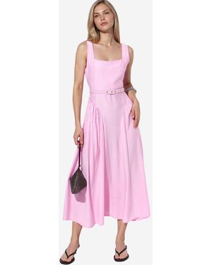 Busem Kleid Midi - Pink