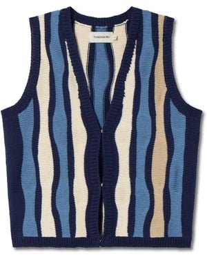 Thinking Mu Strickjacken Robbie - Blau