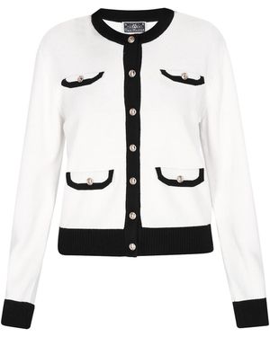 DreiMaster Maritim Strickjacke - Weiß