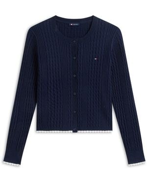 Tommy Hilfiger Strickjacke - Blau