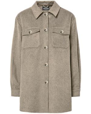 Pieces Jacke Pcsaga - Grau