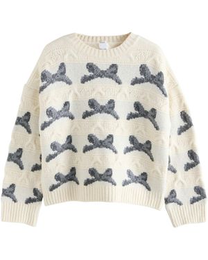Next Pullover - Weiß