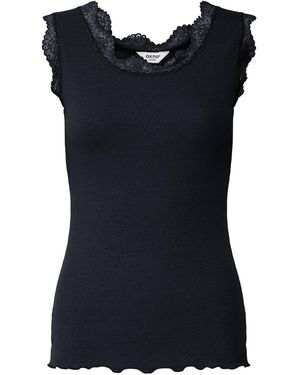 Oxmo Shirttop Oxnsuna Lace - Blau