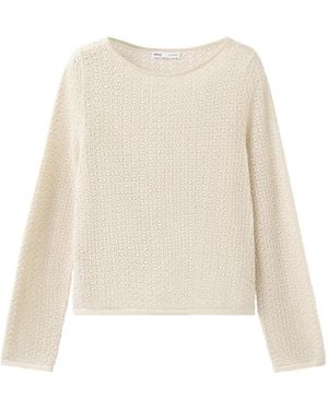 Mango Pullover Maria - Weiß