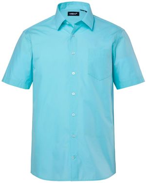 Men Plus Hemd - Blau