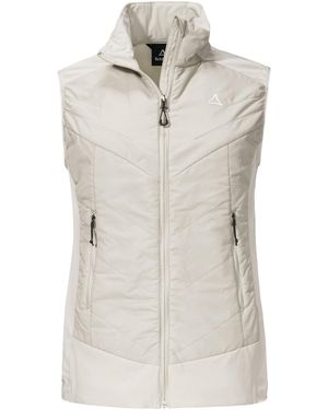 Schoeffel Daunen- Thermoweste Hiking Hybrid Vt Style Blaueis Wms - Weiß