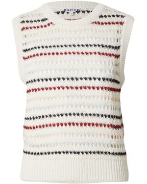 Object Stricktop 'Objzelia' - Weiß