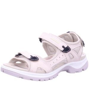 Ecco Sandale Sandalette Damen 069563 01378 Rauleder - Pink