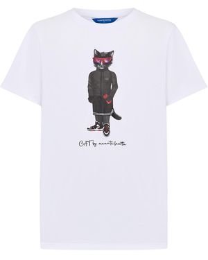 Cat e Lolette Shirt Sport Cat - Weiß
