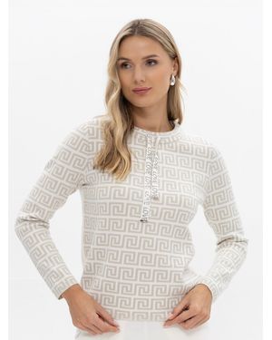 Passioni Pullover - Weiß