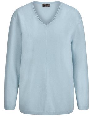 Goldner Pullover - Blau