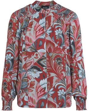 Goldner Bluse - Rot