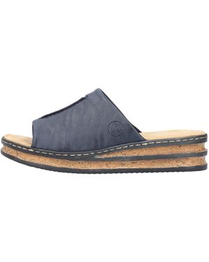 Rieker Pantolette Comfort - Blau