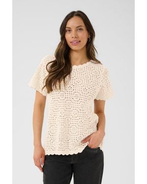 Cream Bluse Kip - Natur