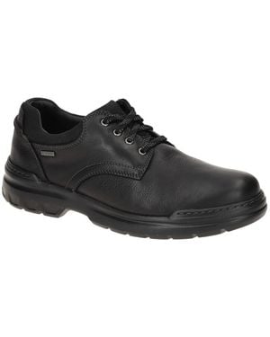 Clarks Schnürschuh Rockie Walk Schuhe Gore-Tex H-Weite - Schwarz