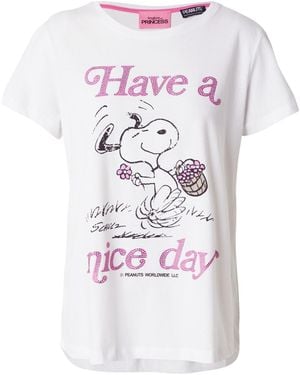 FROGBOX T-Shirt 'Snoopy Nice Day' - Weiß