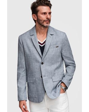 Ombre Business-Sakko - Blau