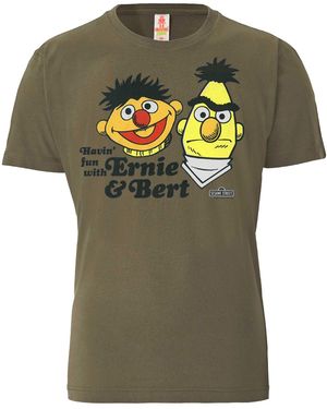 Logoshirt T-Shirt Sesamstrasse - Grün