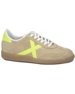 Munich Sneaker Low 8290226 226 Barru Scarpe Donna Sneakers Lacci Pelle Camoscio - Gelb