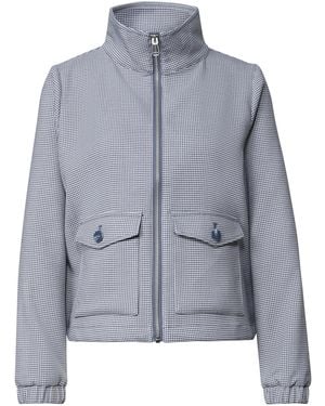 Street One Jacke Mit Stehkragen Und Zipper - Blau