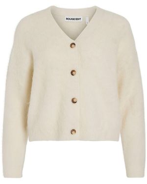 ROUGE EDIT Strickjacke - Weiß