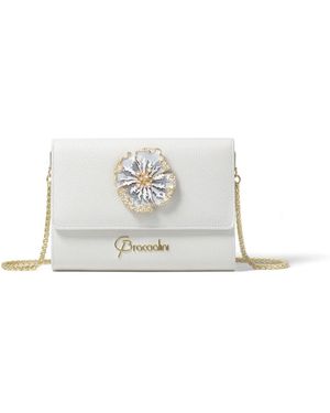 Braccialini Clutch Lady Fiore Di Loto - Weiß