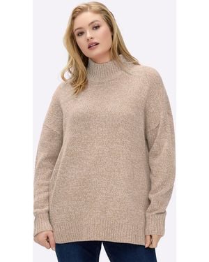 Sheego Pullover - Natur