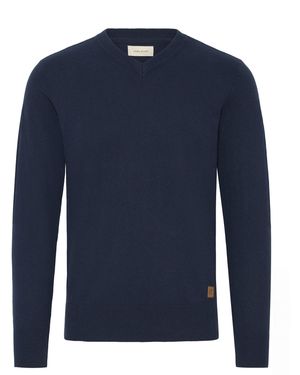 Blend V-Ausschnitt-Pullover Bhfibi - Blau